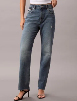 Calvin Klein High-Rise Straight Jeans^Damen High Rise Skinny|Relaxed Boot