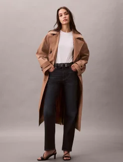 Calvin Klein High-Rise Straight Jeans^Damen High Rise Skinny|Mom Jeans