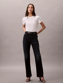 Calvin Klein High-Rise Straight Jeans^Damen High Rise Skinny|Mom Jeans