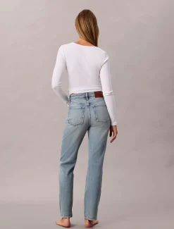 Calvin Klein High-Rise Straight Jeans^Damen Passform-guide Für Denims|High Rise Skinny