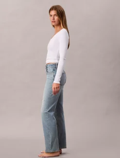 Calvin Klein High-Rise Straight Jeans^Damen Passform-guide Für Denims|High Rise Skinny