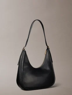 Calvin Klein Hobo-Halbmond-Tasche mit weichem Griff und Logo^Damen SchultertaschenFrisch Eingetroffen|Taschen