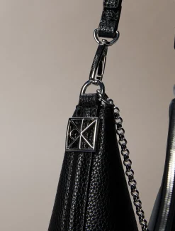 Calvin Klein Hobo-Tasche mit Schmuckkette^Damen Umhängetaschen|SchultertaschenFrisch Eingetroffen