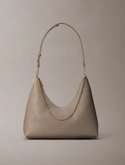 Calvin Klein Hobo-Tasche mit Schmuckkette^Damen Umhängetaschen|SchultertaschenFrisch Eingetroffen