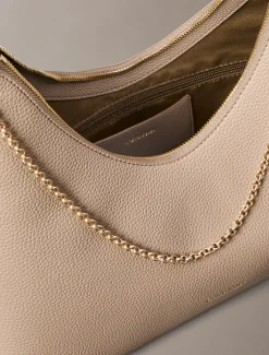 Calvin Klein Hobo-Tasche mit Schmuckkette^Damen Umhängetaschen|SchultertaschenFrisch Eingetroffen