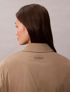 Calvin Klein Hochglanz, lässige Bomberjacke^Damen JackenFrisch Eingetroffen