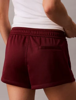 Calvin Klein Hochglanz-Mini-Shorts aus Frottee^Damen Hosen & Shorts