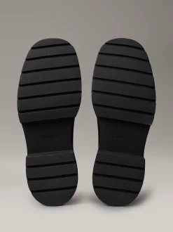 Calvin Klein Hohe Chunky Chelsea-Boots aus Leder^Damen Boots