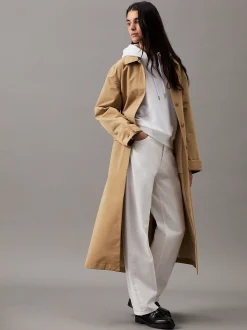 Calvin Klein Hoodie aus Fleece aus Baumwoll-Mix^Damen Sweatshirts & Hoodies|Nachtwäsche & Loungewear