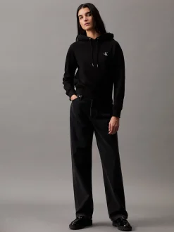 Calvin Klein Hoodie aus Fleece aus Baumwoll-Mix^Damen Sweatshirts & Hoodies|Nachtwäsche & Loungewear