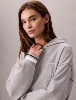 Calvin Klein Hoodie aus French-Terry^Damen Jacken & Pullovers|Sweatshirts & Hoodies