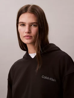 Calvin Klein Hoodie aus French-Terry^Damen Jacken & Pullovers|Sweatshirts & Hoodies