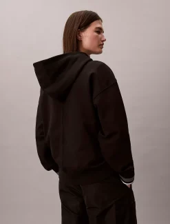 Calvin Klein Hoodie aus French-Terry^Damen Jacken & Pullovers|Sweatshirts & Hoodies