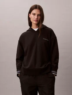 Calvin Klein Hoodie aus French-Terry^Damen Jacken & Pullovers|Sweatshirts & Hoodies