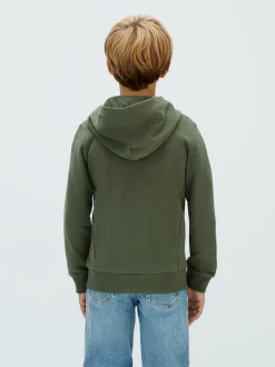 Calvin Klein Hoodie aus Frottee mit Reißverschluss^Kinder Hoodies & Pullover|Kleidung