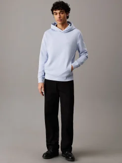 Calvin Klein Hoodie aus Interlock-Mix^Herren Hoodies & Sweatshirts