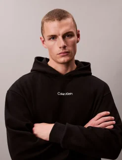 Calvin Klein Hoodie aus weichem Baumwoll-French-Terry^Herren Jacken & Pullovers|Hoodies & Sweatshirts