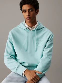 Calvin Klein Hoodie mit Logo-Applikation^Herren Hoodies & Sweatshirts