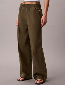 Calvin Klein Hose aus Baumwoll-Popeline^Damen Hosen & Shorts