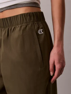 Calvin Klein Hose aus Baumwoll-Popeline^Damen Hosen & Shorts