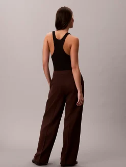 Calvin Klein Hose aus weichem Krepp mit Bundfalten^Damen Hosen & Shorts