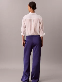 Calvin Klein Hose mit gehämmerter Satin-Struktur^Damen Hosen & Shorts