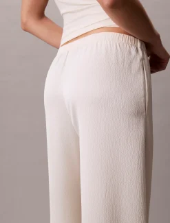 Calvin Klein Hose mit gehämmerter Satin-Struktur^Damen Hosen & Shorts