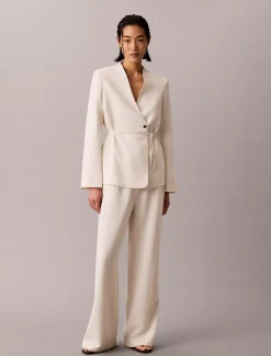 Calvin Klein Hose mit strukturiertem Glanz^Damen Hosen & Shorts