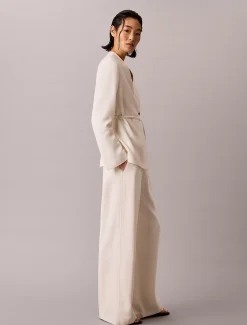 Calvin Klein Hose mit strukturiertem Glanz^Damen Hosen & Shorts