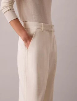 Calvin Klein Hose mit strukturiertem Glanz^Damen Hosen & Shorts