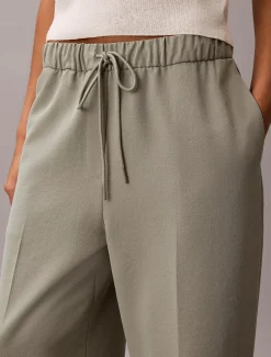 Calvin Klein Hose mit Tunnelzug aus weichem Twill^Damen Hosen & Shorts