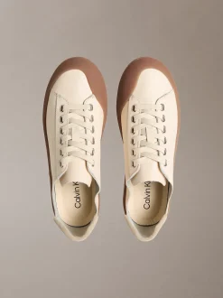 Calvin Klein Hybrid Sneakers aus weichem Leder^Damen SneakerFrisch Eingetroffen