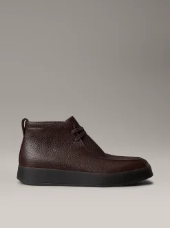 Calvin Klein Hybride Chukka-Stiefel aus Leder mit Cupsole^Herren Boots