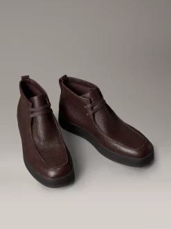 Calvin Klein Hybride Chukka-Stiefel aus Leder mit Cupsole^Herren Boots