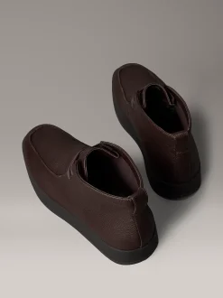 Calvin Klein Hybride Chukka-Stiefel aus Leder mit Cupsole^Herren Boots