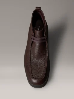 Calvin Klein Hybride Chukka-Stiefel aus Leder mit Cupsole^Herren Boots