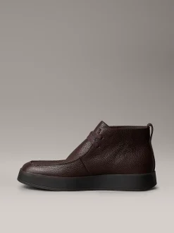 Calvin Klein Hybride Chukka-Stiefel aus Leder mit Cupsole^Herren Boots