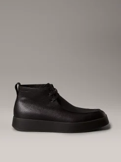 Calvin Klein Hybride Chukka-Stiefel aus Leder mit Cupsole^Herren Boots
