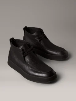 Calvin Klein Hybride Chukka-Stiefel aus Leder mit Cupsole^Herren Boots