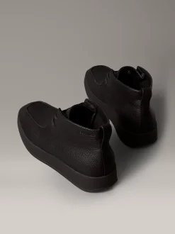 Calvin Klein Hybride Chukka-Stiefel aus Leder mit Cupsole^Herren Boots