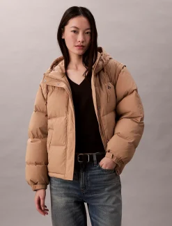 Calvin Klein 2-in-1-Daunen-Steppjacke^Damen Stepp Jacken|JackenFrisch Eingetroffen