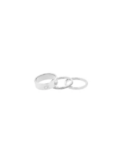 Calvin Klein 3-in-1-Ring mit Kristallverzierung^Damen Uhren & Schmuck
