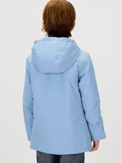 Calvin Klein Jacke aus technischem Gewebe mit Kapuze^Kinder Jacken & MäntelFrisch Eingetroffen|Kleidung