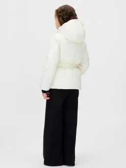 Calvin Klein Jacke mit Gürtel aus strukturiertem Nylon^Kinder Jacken & MäntelFrisch Eingetroffen|Kleidung