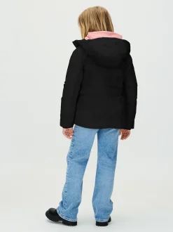 Calvin Klein Jacke mit Gürtel aus strukturiertem Nylon^Kinder Jacken & MäntelFrisch Eingetroffen|Kleidung