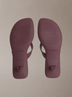 Calvin Klein Jamber - Zehentrenner-Sandalen mit Kitten-Heel-Absatz^Damen Slippers|SandalenFrisch Eingetroffen