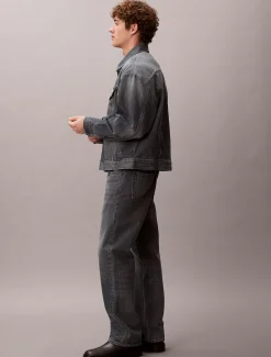 Calvin Klein Jeansjacke im 90er Jahre Look^Herren Jeansjacken|JackenFrisch Eingetroffen