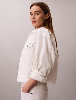 Calvin Klein Jeansjacke im 90er Jahre Look^Damen Jeansjacken|JackenFrisch Eingetroffen