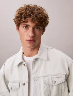 Calvin Klein Jeansjacke im 90er Jahre Look^Herren Jeansjacken|JackenFrisch Eingetroffen