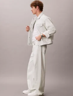 Calvin Klein Jeansjacke im 90er Jahre Look^Herren Jeansjacken|JackenFrisch Eingetroffen